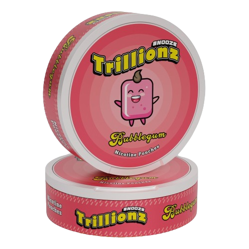 Trillionz Bubblegum - 100mg Snus & Nicotine Pouch