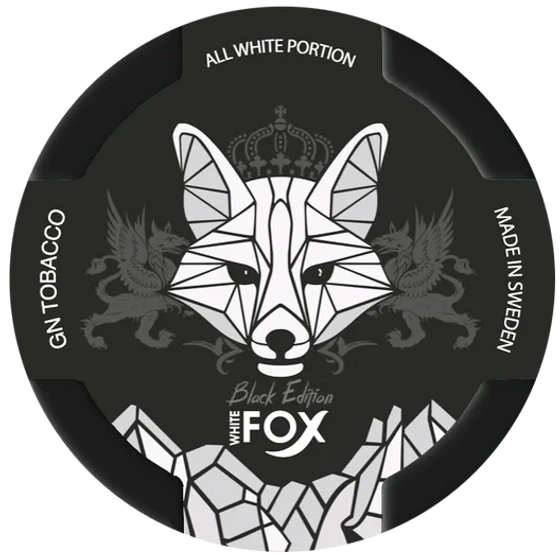 WHITE FOX Black Snus & Nicotine Pouch