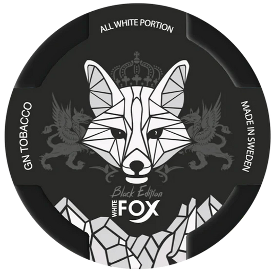 WHITE FOX Black Snus & Nicotine Pouch