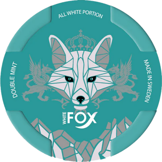 WHITE FOX Double Mint Snus & Nicotine Pouch