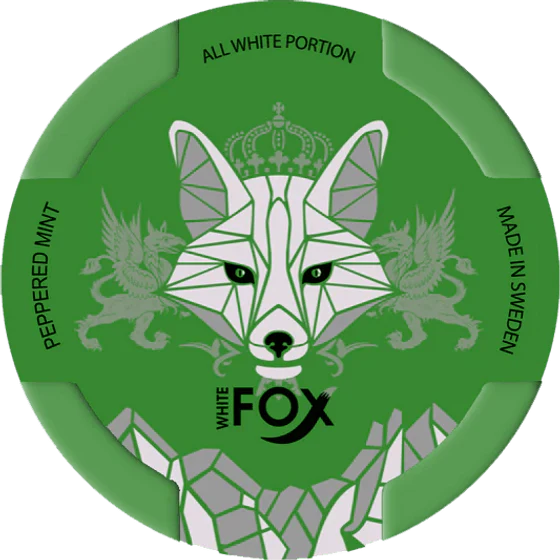 WHITE FOX Peppered Mint Snus & Nicotine Pouch