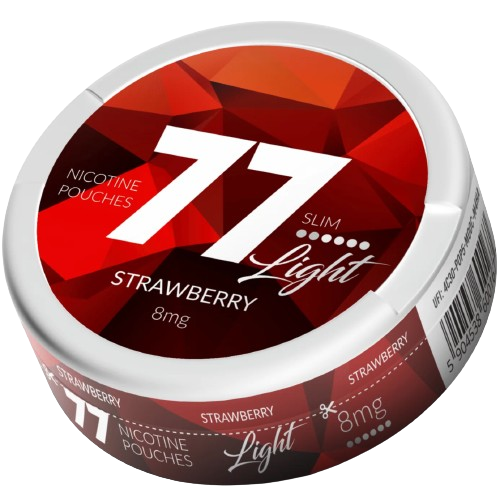 77 Strawberry Light - 8mg Snus & Nicotine Pouch