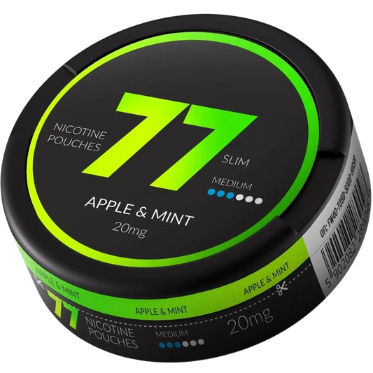 77 Apple & Mint - 20mg Snus & Nicotine Pouch