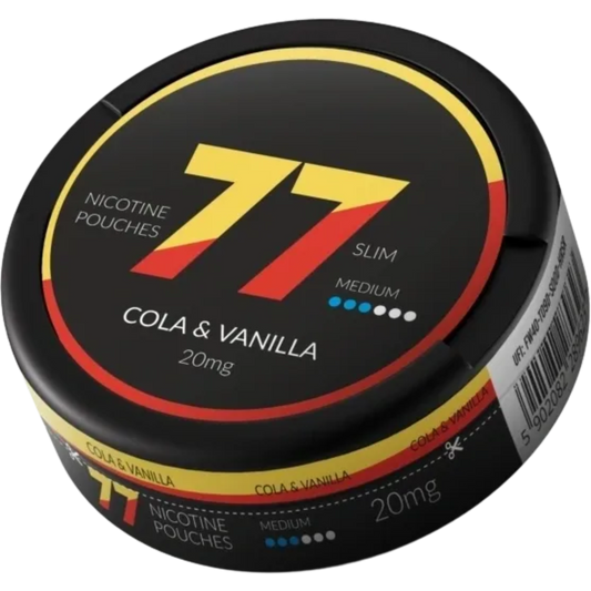 77 Cola & Vanilla - 20mg Snus & Nicotine Pouch