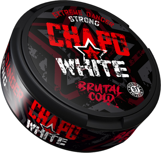 Chapo White Brutal Cold - 51mg Snus & Nicotine Pouch