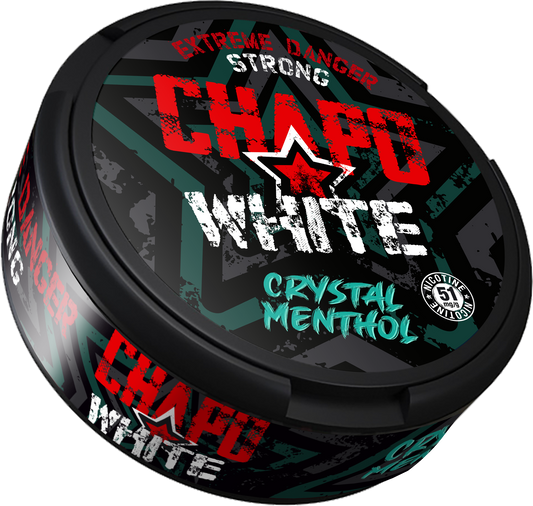 Chapo White Crystal Menthol - 51mg Snus & Nicotine Pouch