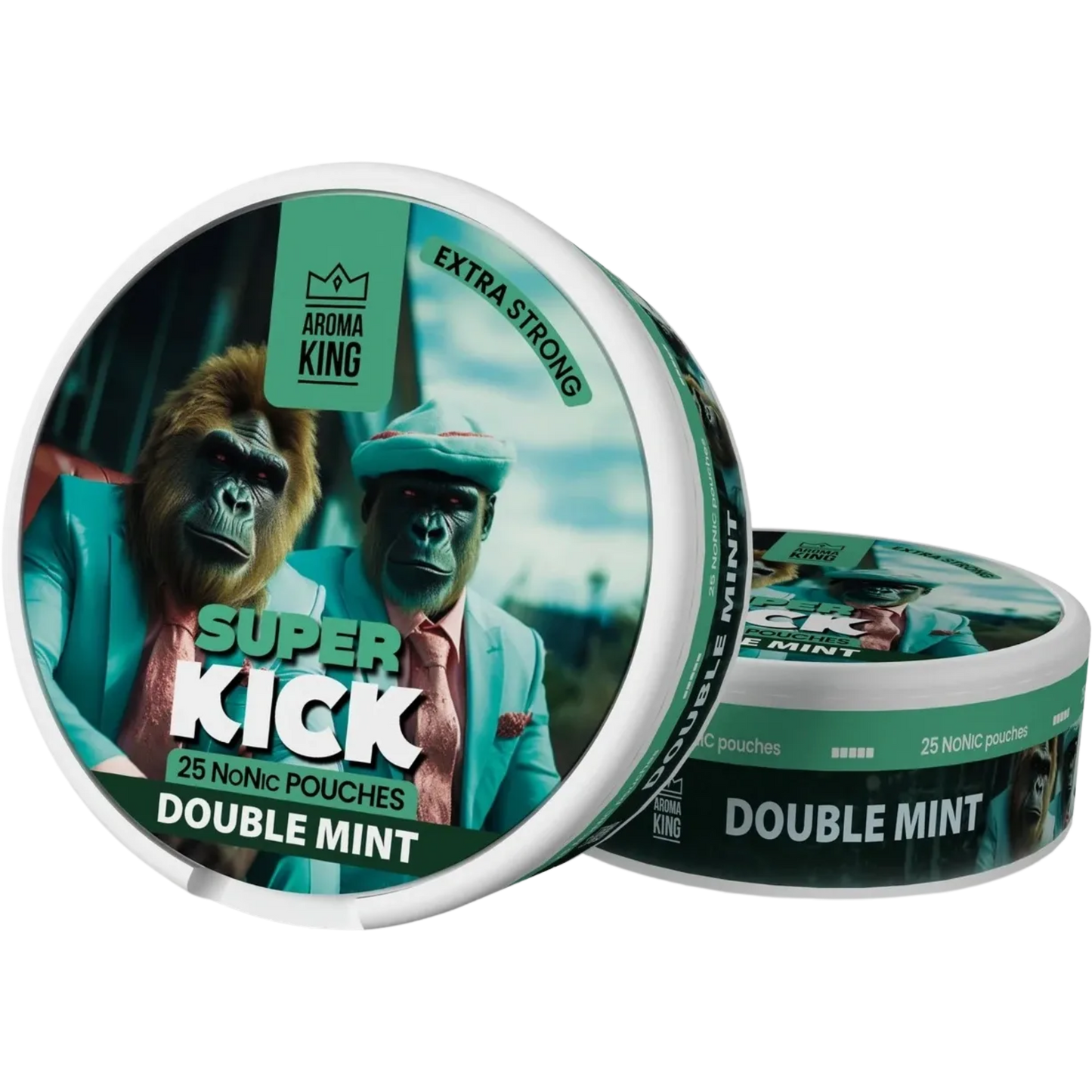 Aroma King NoNic Super Kick Double Mint - 5mg Snus & Nicotine Pouch