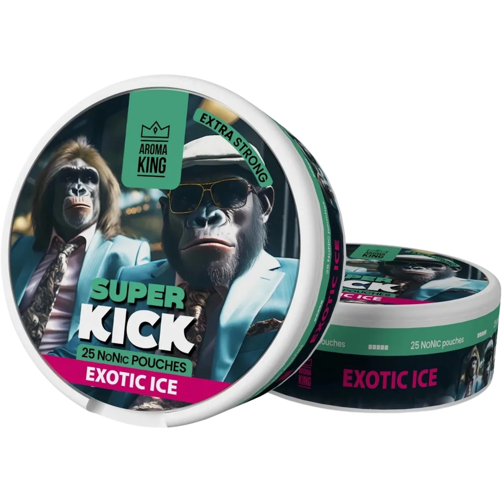 Aroma King NoNic Super Kick Exotic Ice - 5mg Snus & Nicotine Pouch