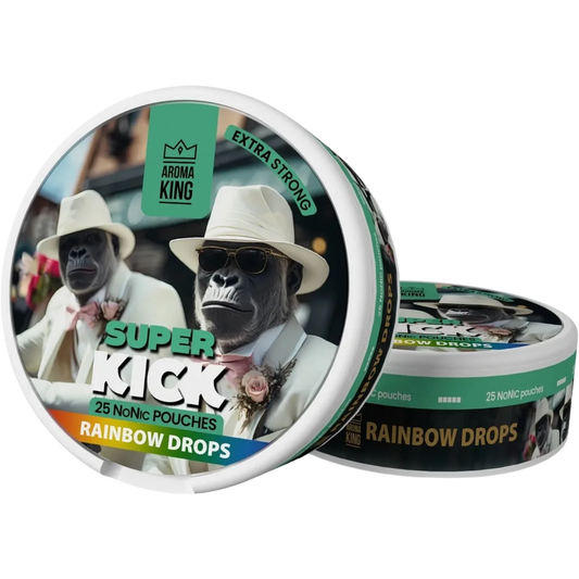 Aroma King NoNic Super Kick Rainbow Drops - 5mg Snus & Nicotine Pouch