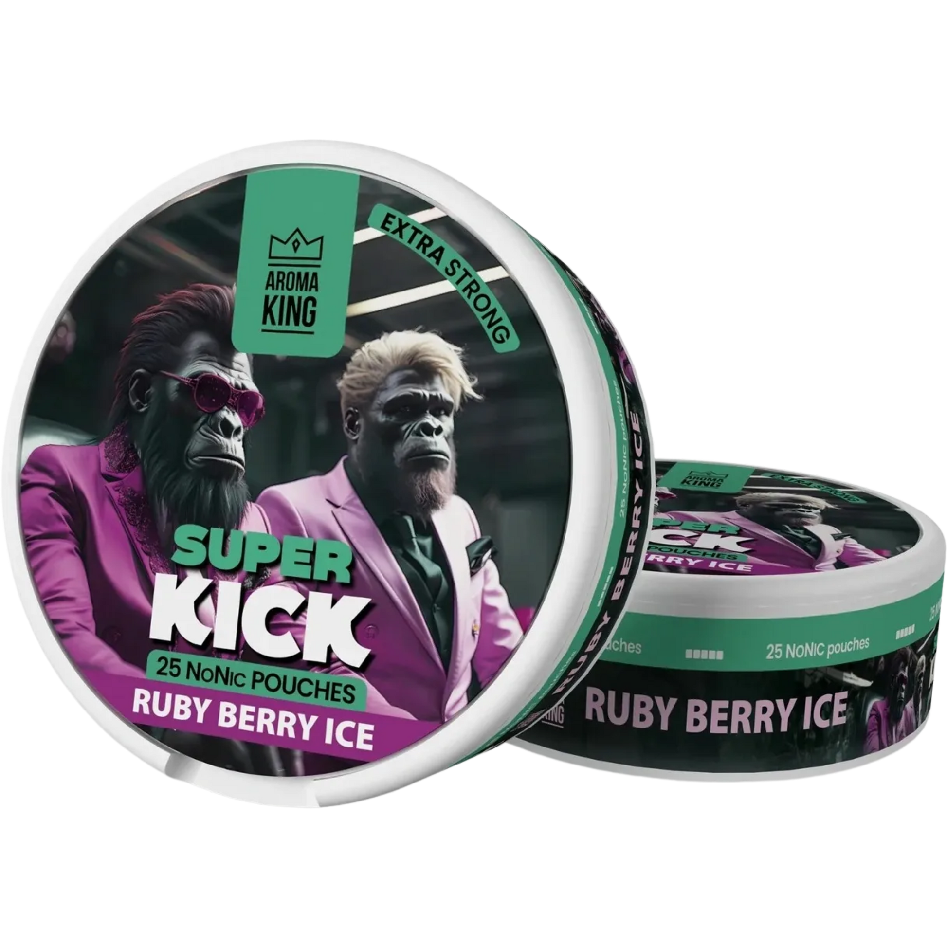 Aroma King NoNic Super Kick Ruby Berry Ice - 5mg Snus & Nicotine Pouch