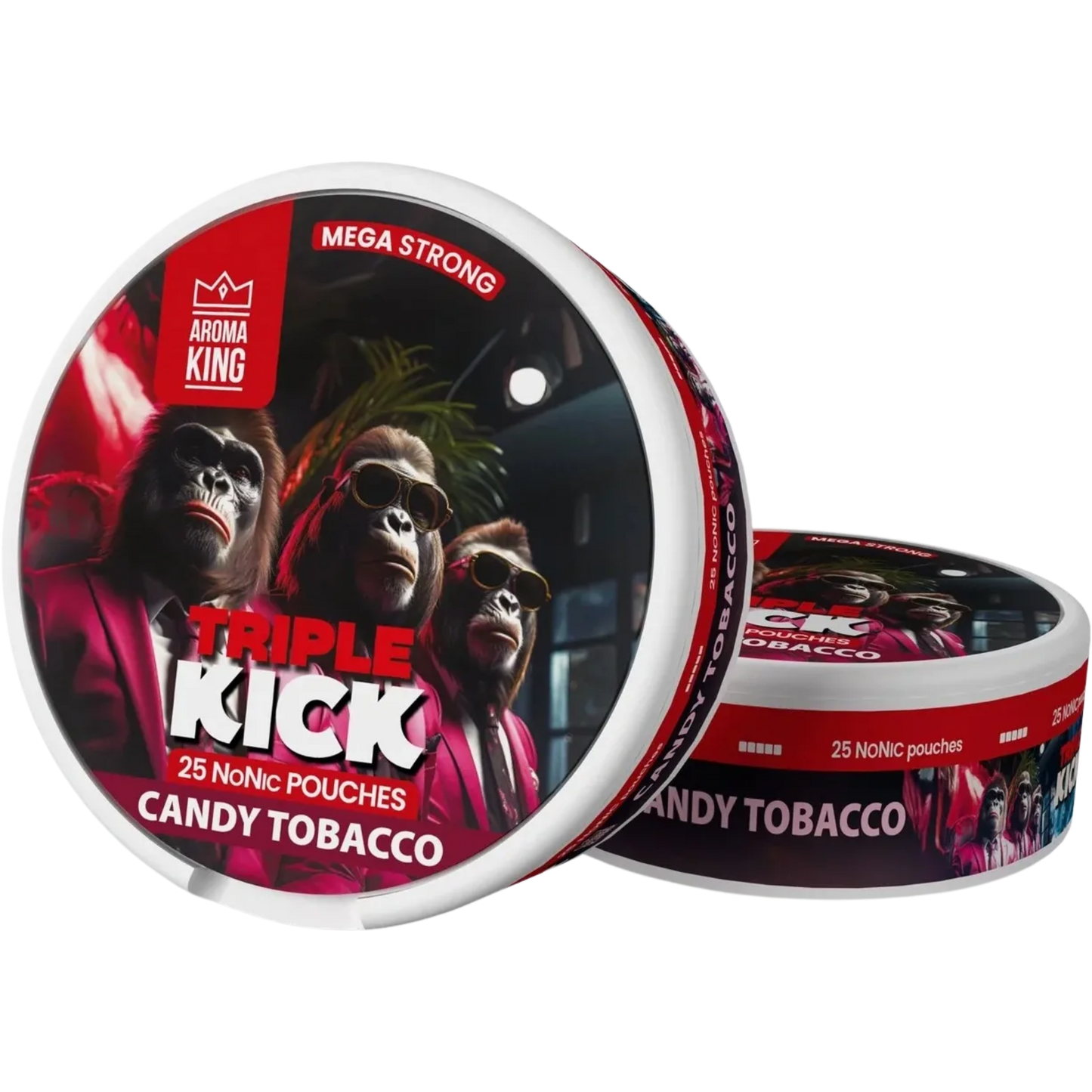 Aroma King NoNic Triple Kick Candy Tobacco - 20mg Snus & Nicotine Pouch