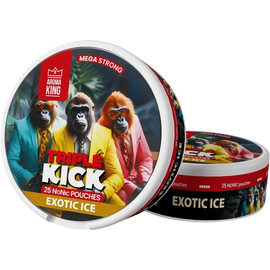 Aroma King NoNic Triple Kick Exotic Ice - 20mg Snus & Nicotine Pouch