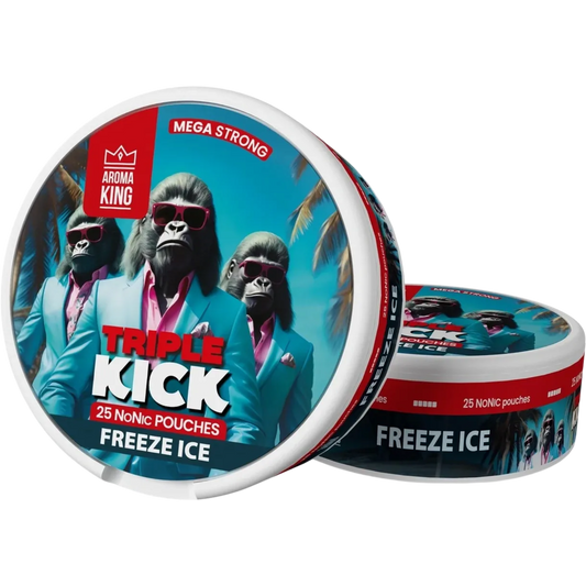 Aroma King NoNic Triple Kick Freeze Ice - 20mg Snus & Nicotine Pouch