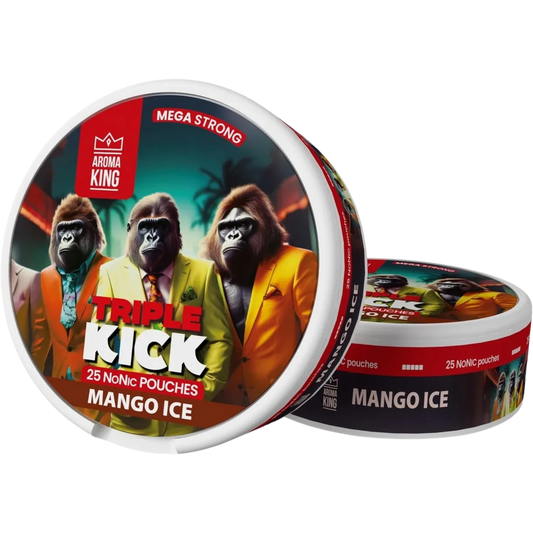 Aroma King NoNic Triple Kick Mango Ice - 20mg Snus & Nicotine Pouch