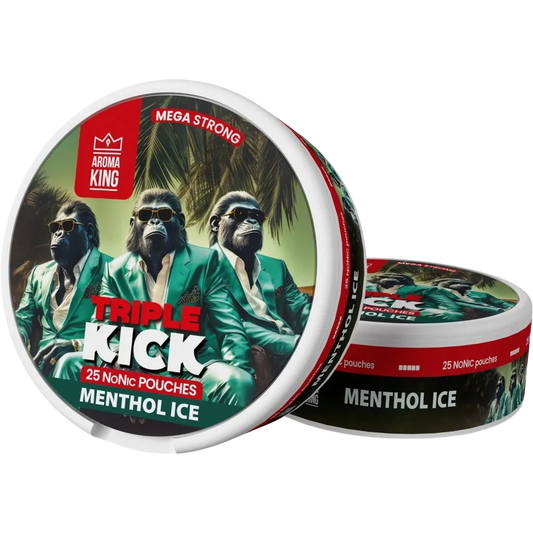 Aroma King NoNic Triple Kick Menthol Ice - 20mg Snus & Nicotine Pouch