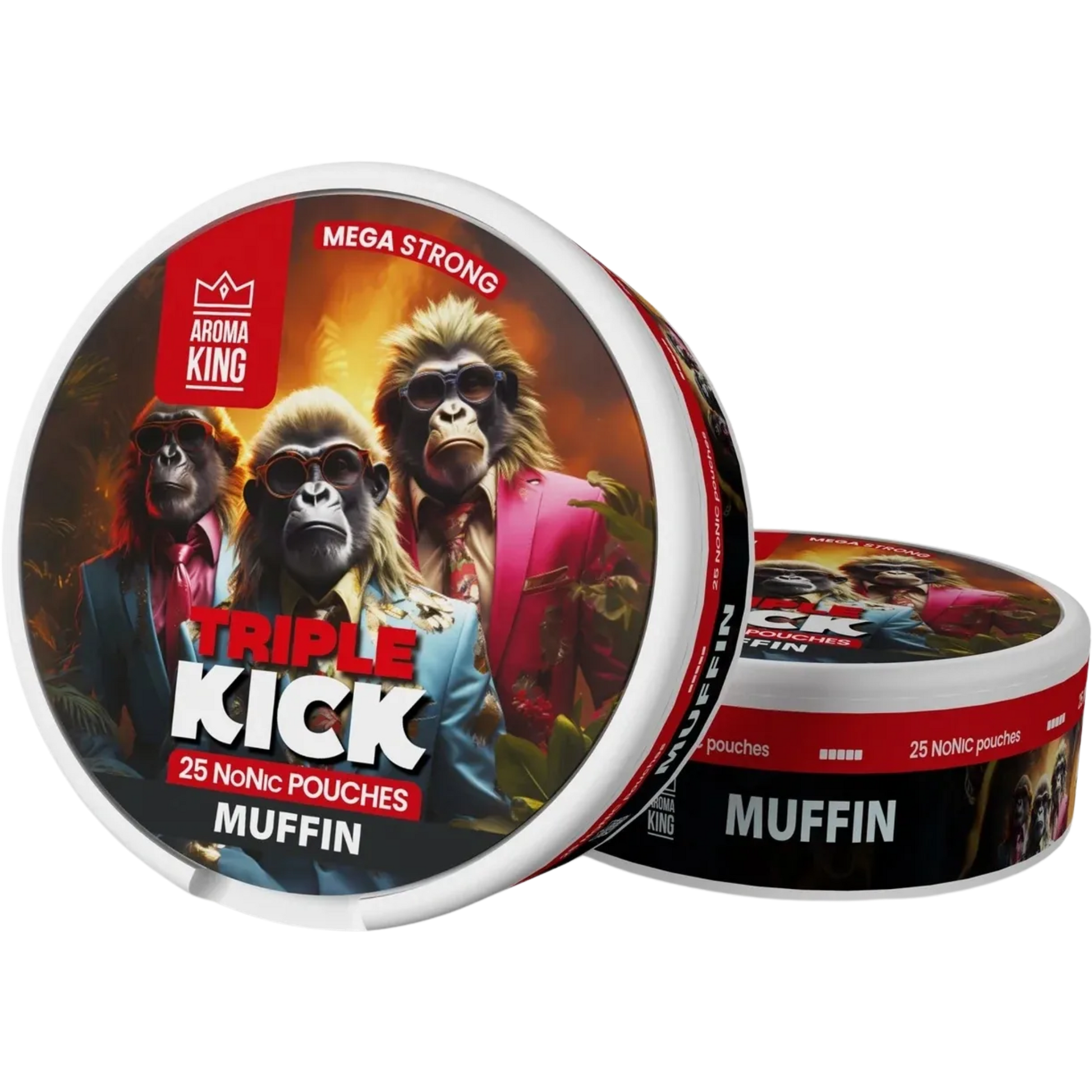 Aroma King NoNic Triple Kick Muffin - 20mg Snus & Nicotine Pouch