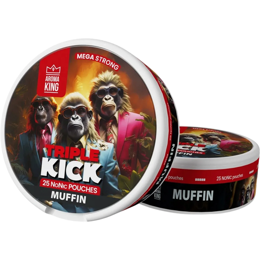 Aroma King NoNic Triple Kick Muffin - 20mg Snus & Nicotine Pouch