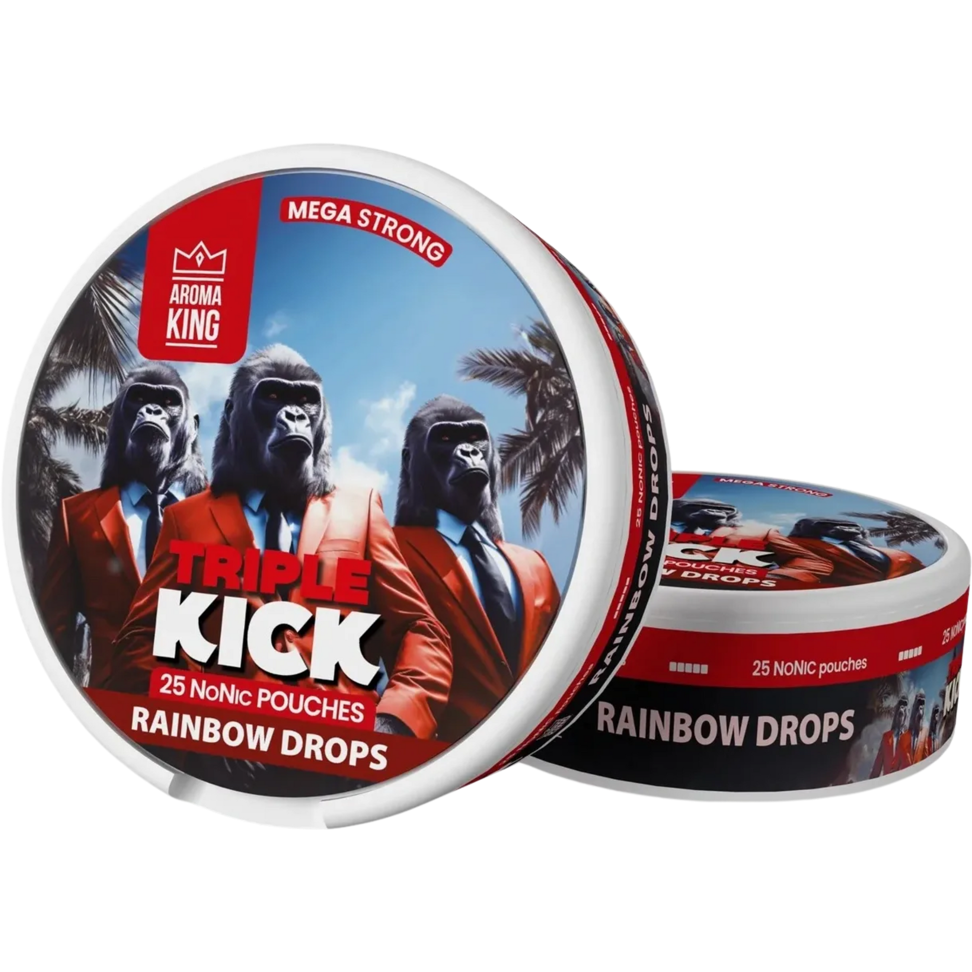 Aroma King NoNic Triple Kick Rainbow Drops - 20mg Snus & Nicotine Pouch