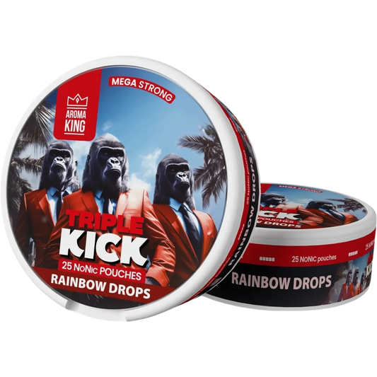 Aroma King NoNic Triple Kick Rainbow Drops - 20mg Snus & Nicotine Pouch