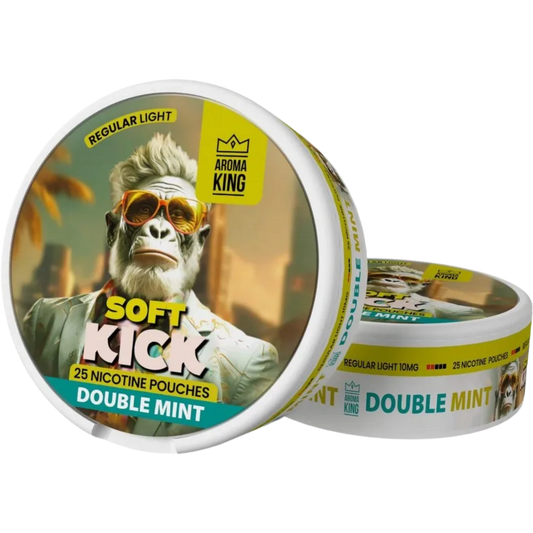 Aroma King Soft Kick Double Mint - 10mg Snus & Nicotine Pouch