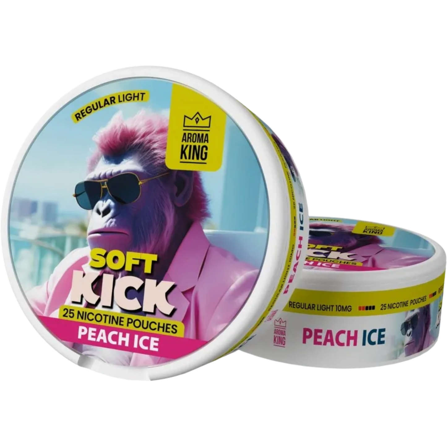 Aroma King Soft Kick Peach Ice - 10mg Snus & Nicotine Pouch