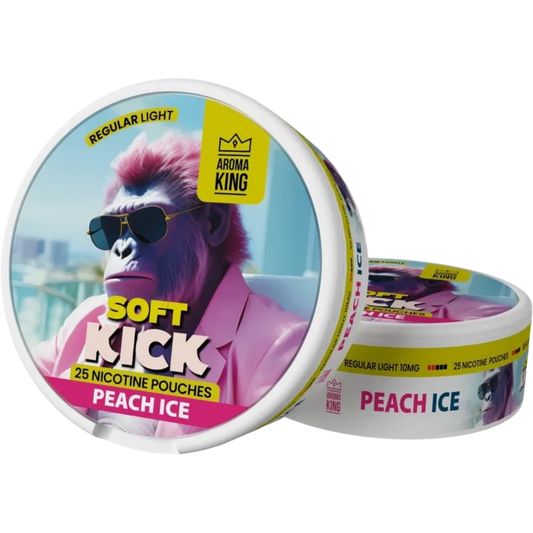 Aroma King Soft Kick Peach Ice - 10mg Snus & Nicotine Pouch