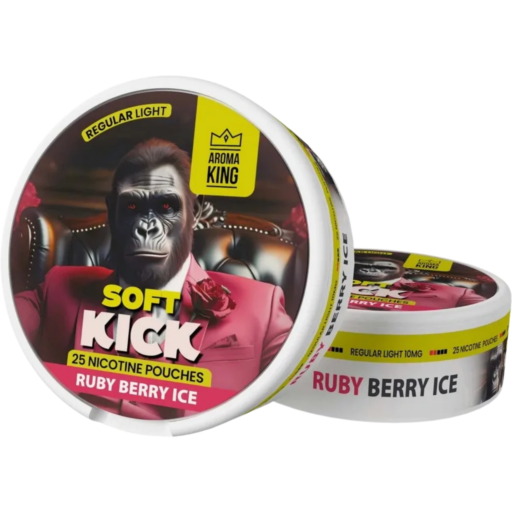 Aroma King Soft Kick Ruby Berry Ice - 10mg Snus & Nicotine Pouch