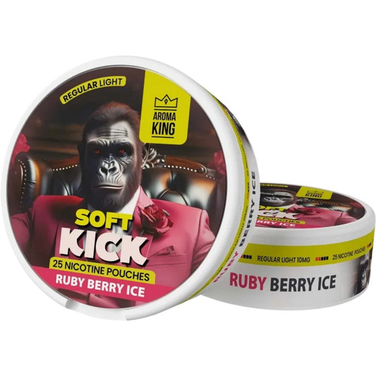 Aroma King Soft Kick Ruby Berry Ice - 10mg Snus & Nicotine Pouch