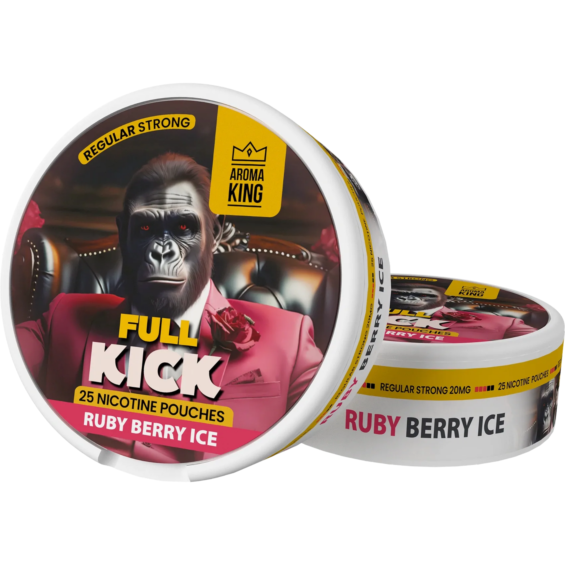 Aroma King Full Kick Ruby Berry Ice - 20mg Snus & Nicotine Pouch