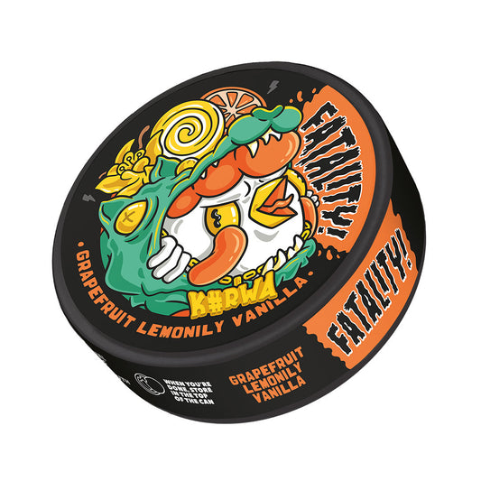 Kurwa Fatality Grapefruit Lemonily Vanilla - 50mg Snus & Nicotine Pouch