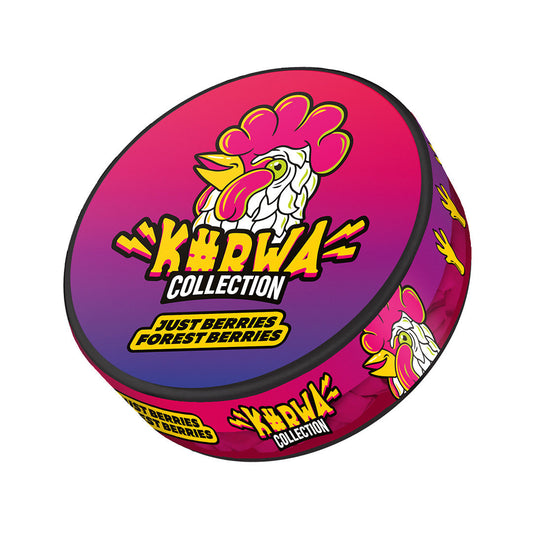 Kurwa Collection Just Berries & Forest Berries - 25mg Snus & Nicotine Pouch