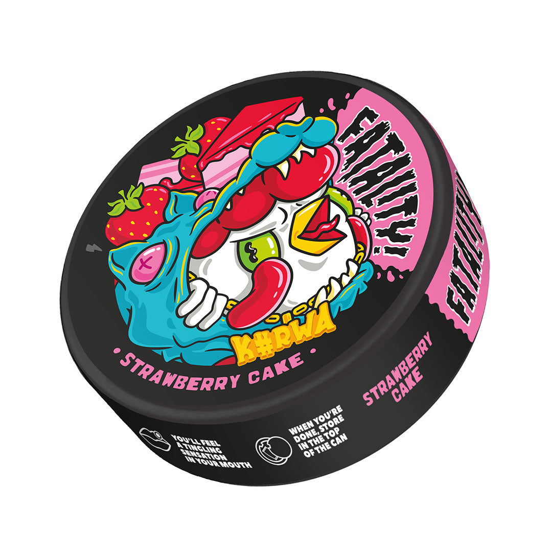 Kurwa Fatality Strawberry Cake - 50mg Snus & Nicotine Pouch