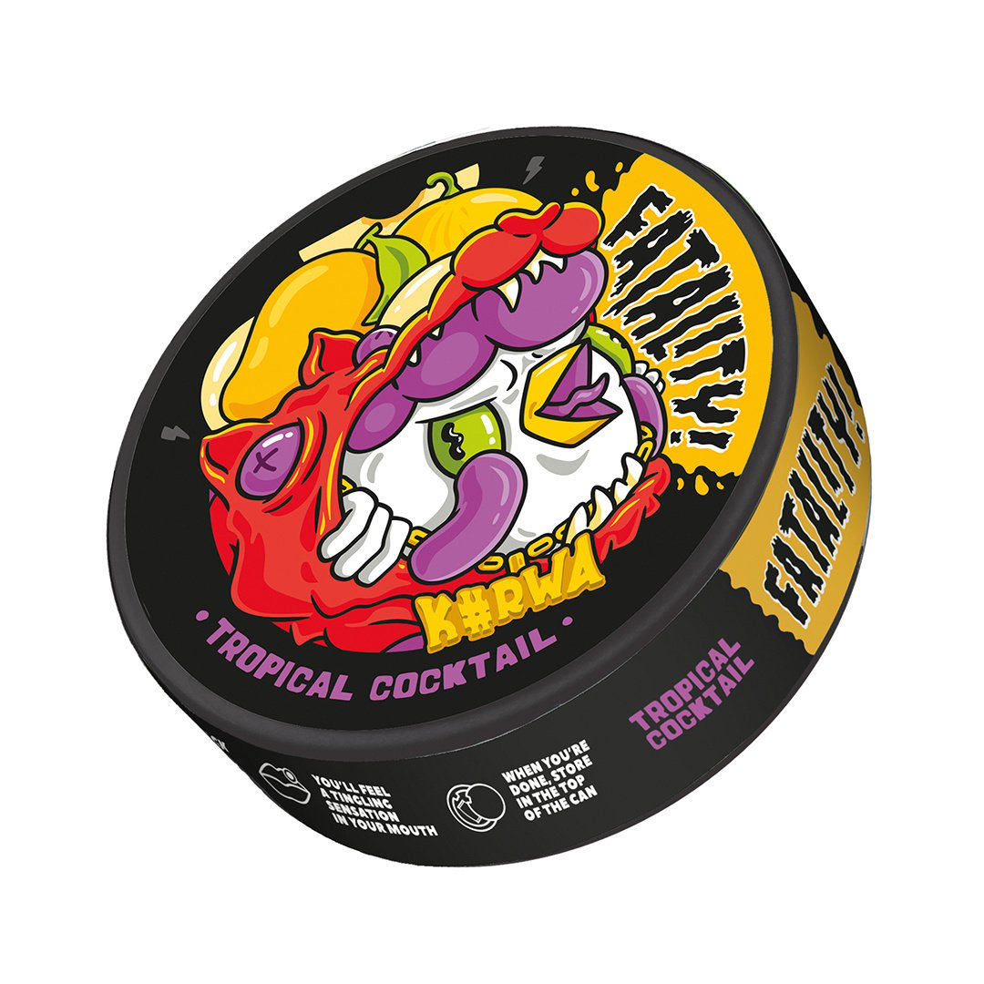 Kurwa Fatality Tropical Cocktail - 50mg Snus & Nicotine Pouch