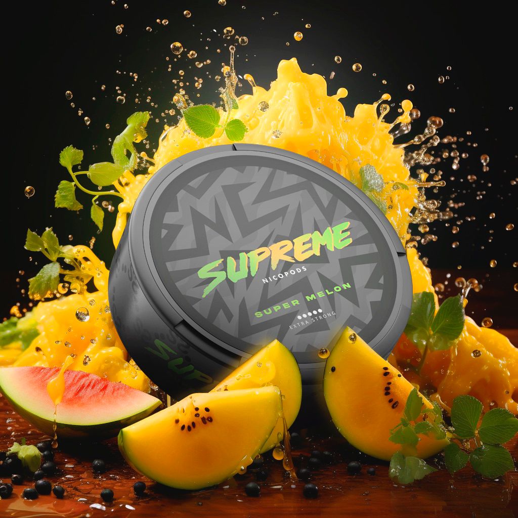 Supreme Super Melon - 100mg Snus & Nicotine Pouch