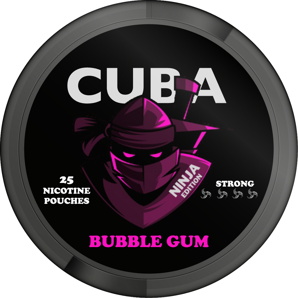 Cuba Ninja Bubblegum - 150mg Snus & Nicotine Pouch