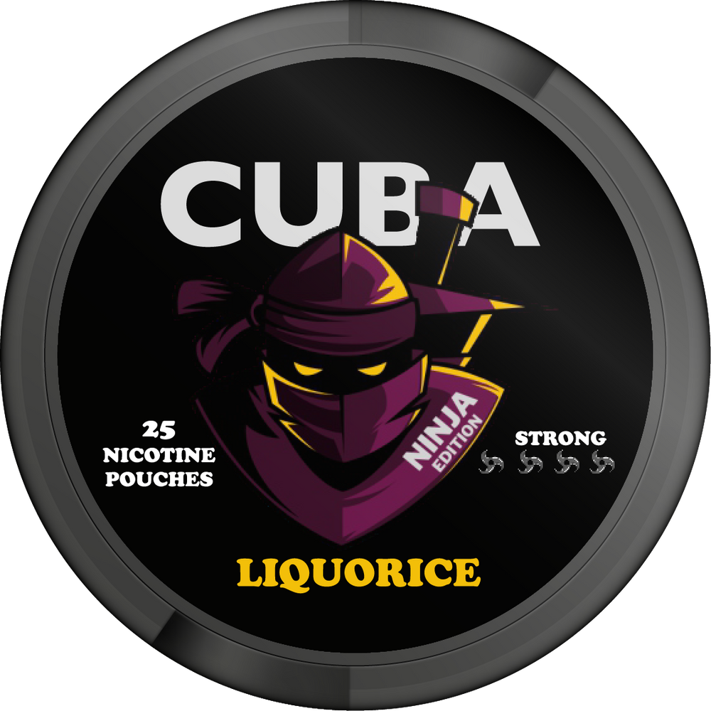 Cuba Ninja Liqourice - 150mg Snus & Nicotine Pouch