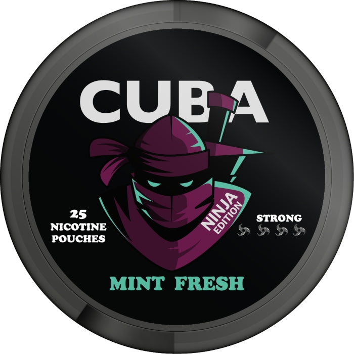 Cuba Ninja Mint Fresh - 150mg Snus & Nicotine Pouch