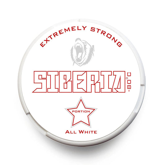 Siberia All White Portion - 33mg Snus & Nicotine Pouch