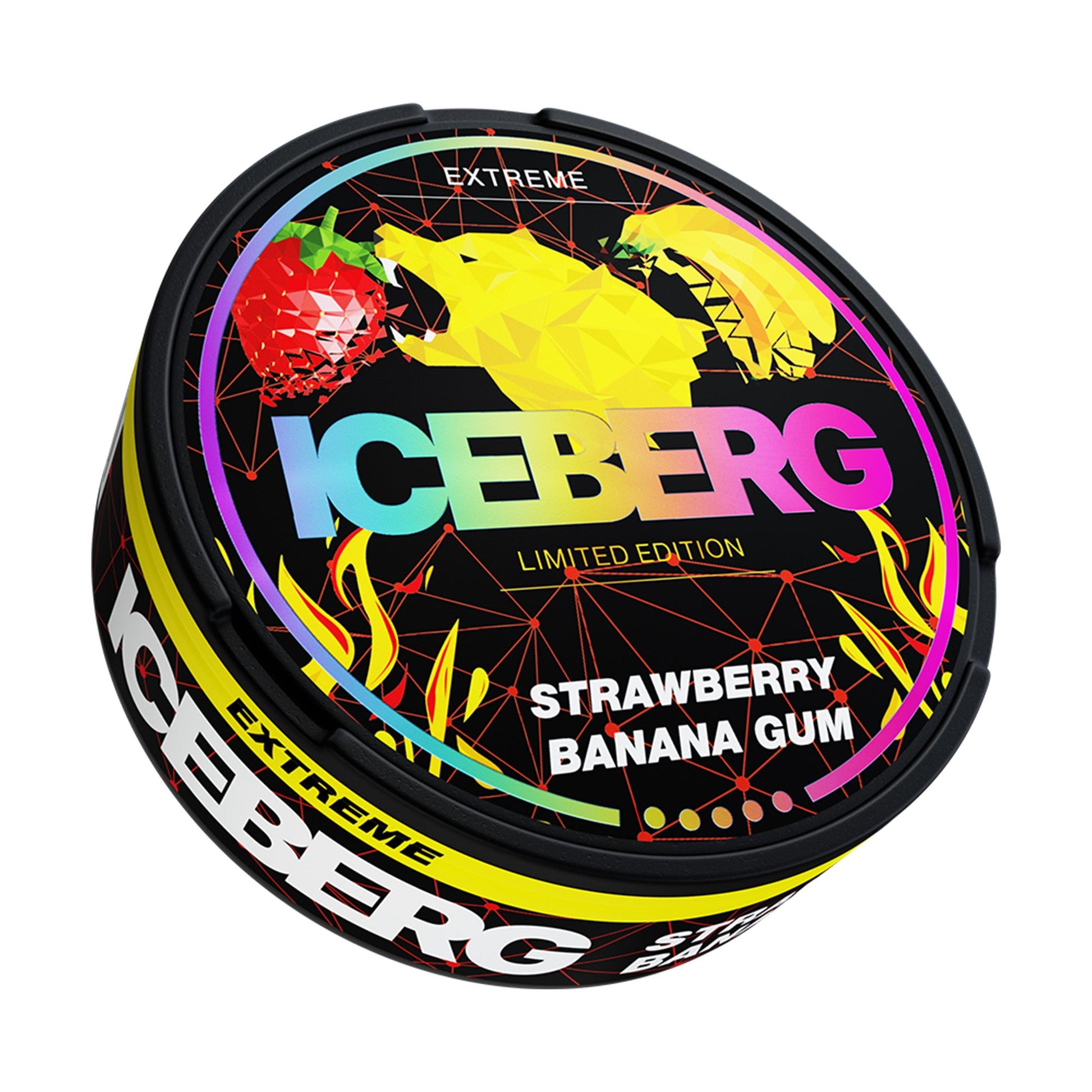 Iceberg Strawberry Banana Gum - 50mg Snus & Nicotine Pouch