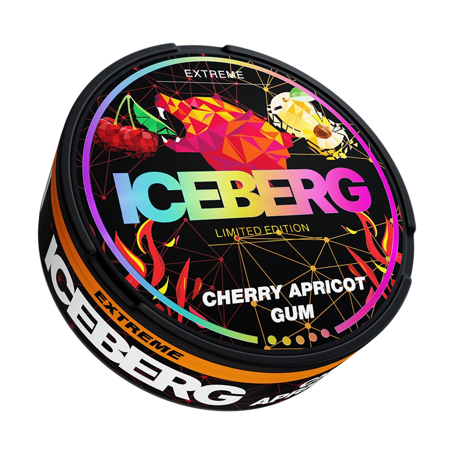 Iceberg Cherry Apricot Gum - 50mg Snus & Nicotine Pouch