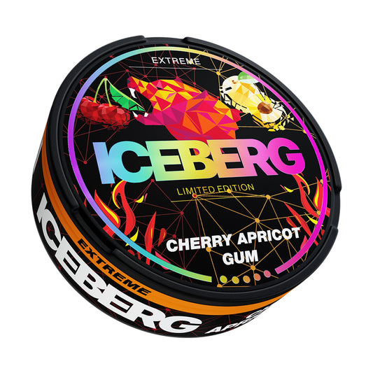 Iceberg Cherry Apricot Gum - 50mg Snus & Nicotine Pouch