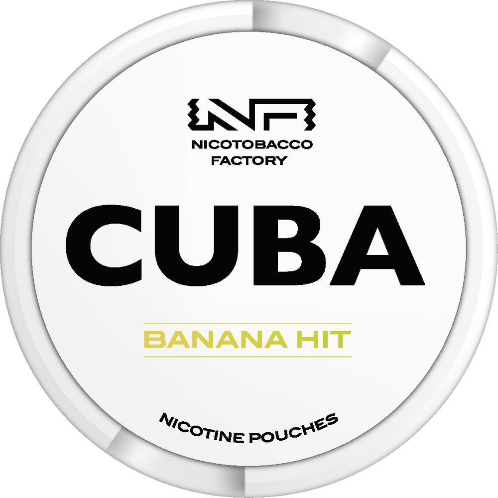 Cuba White Banana Hit - 24mg Snus & Nicotine Pouch