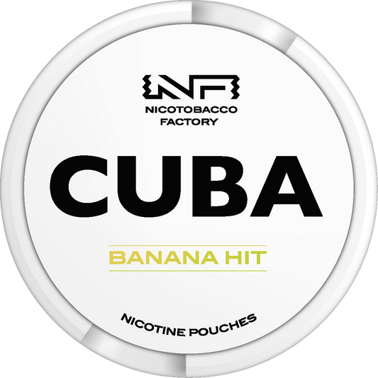 Cuba White Banana Hit - 24mg Snus & Nicotine Pouch