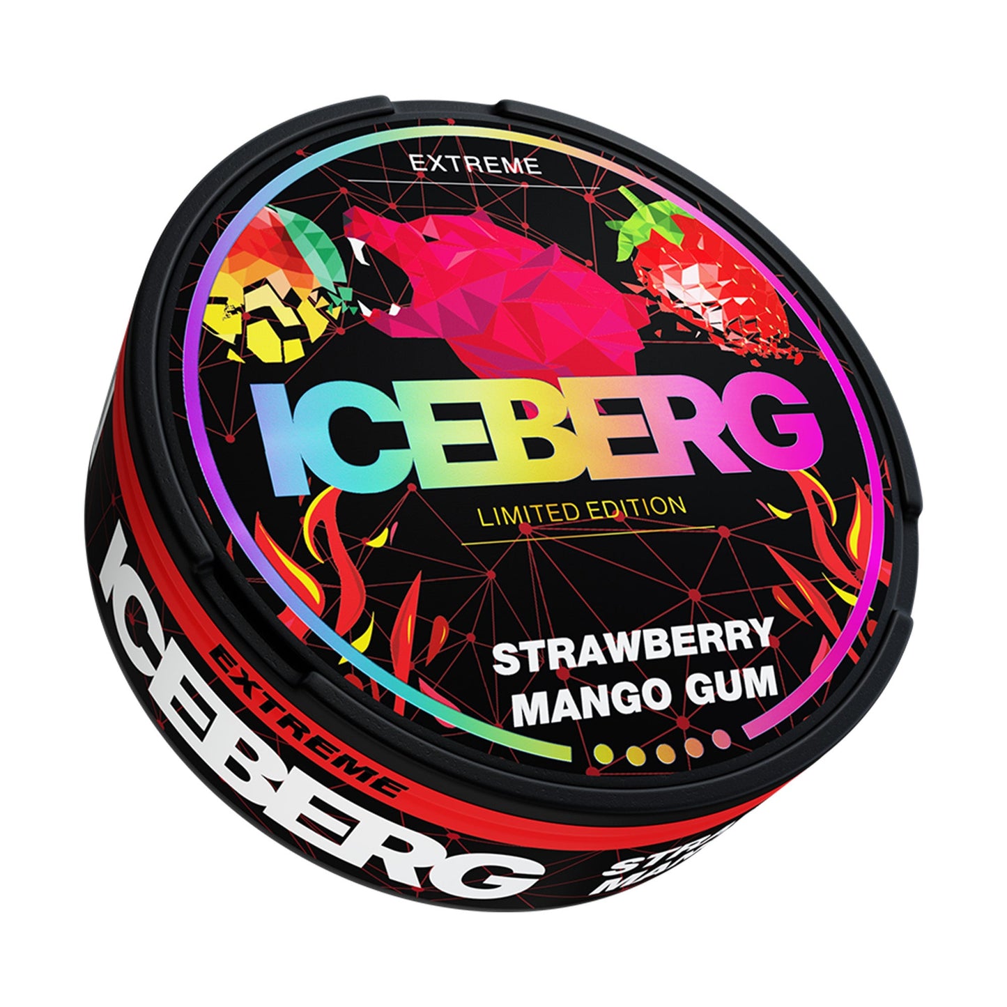 Iceberg Strawberry Mango Gum - 50mg Snus & Nicotine Pouch