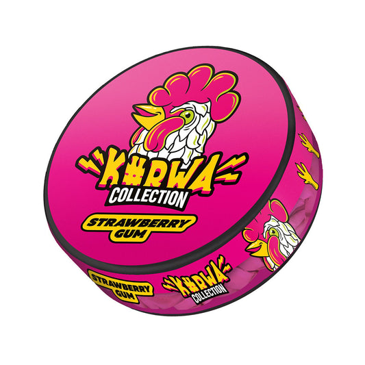 Kurwa Collection Strawberry Gum - 25mg Snus & Nicotine Pouch