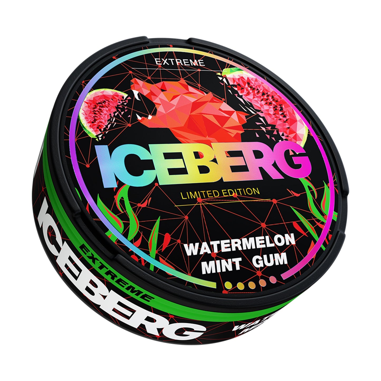 Iceberg Watermelon Mint Gum - 50mg Snus & Nicotine Pouch