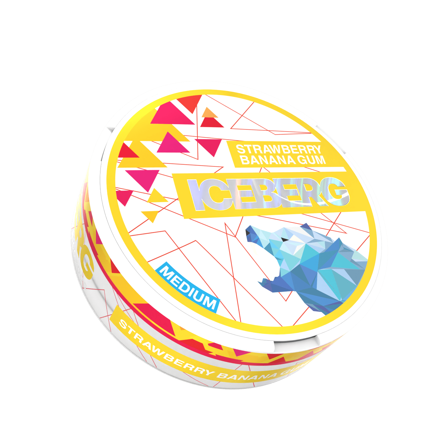 Iceberg Strawberry Banana Gum - 20mg Snus & Nicotine Pouch